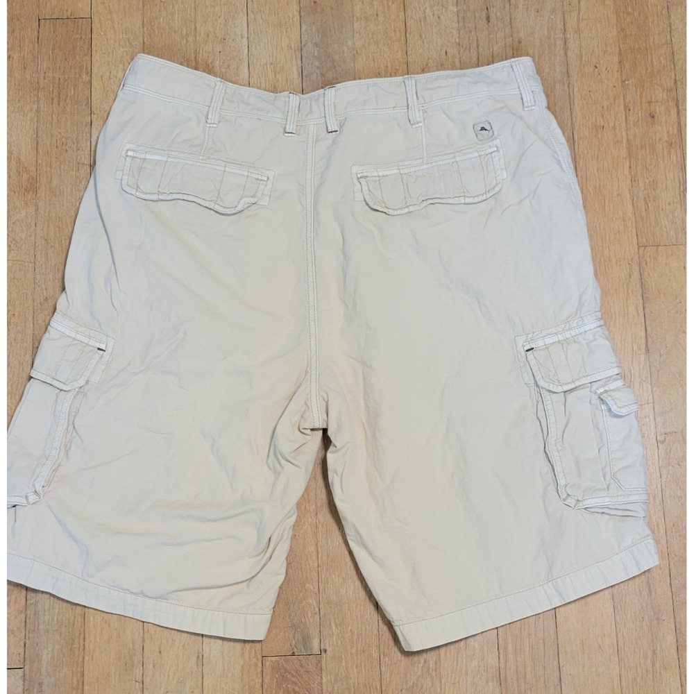 Tommy Bahama Jeans Men's 36 Khaki Cargo Shorts 100% Cotton Island Crafted - Picture 6 of 11